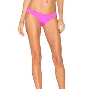 L*Space Sandy Bikini Bottom in Bright Fuchsia Pink Size XL NWT